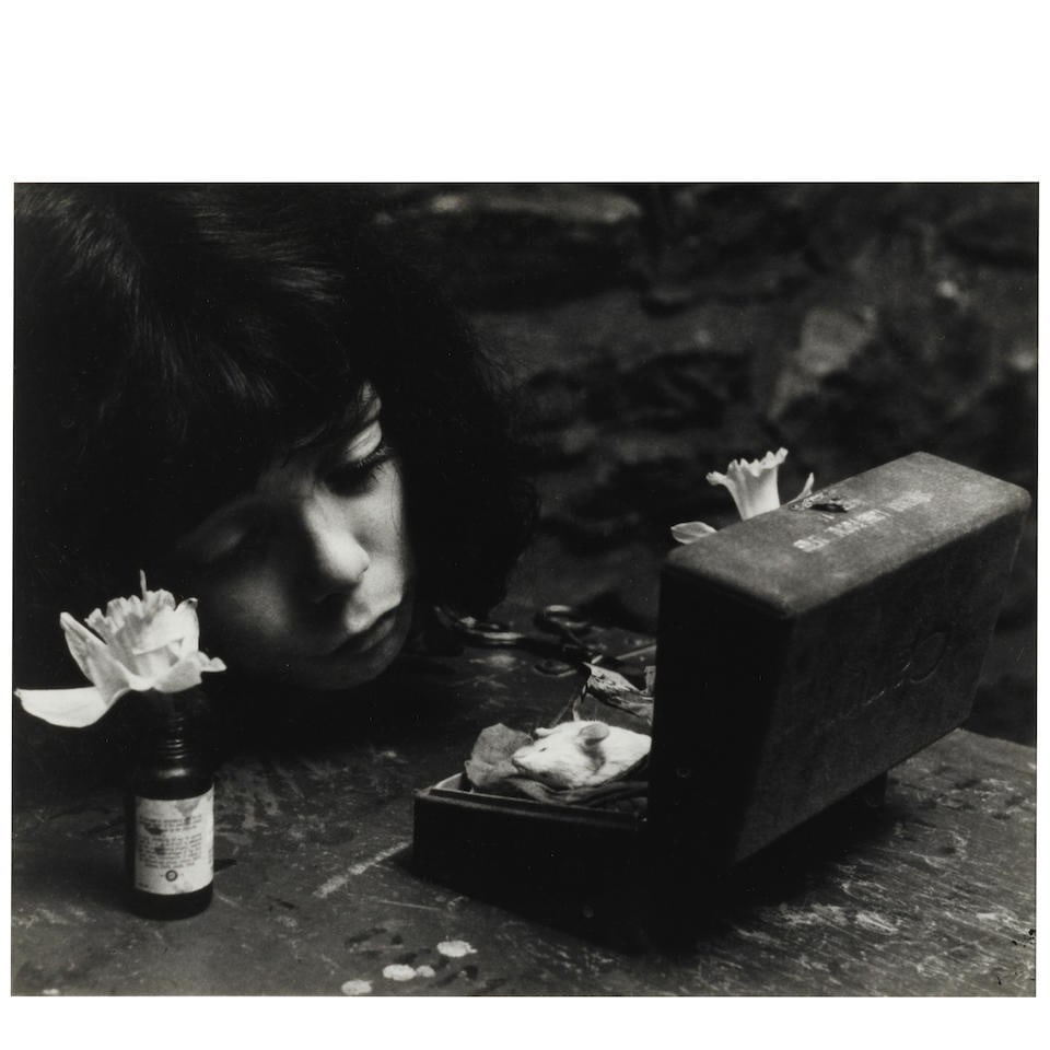 W. Eugene Smith (1918-1978); Death of Gus Gus;: W. Eugene Smith (1918-1978) Death of Gus Gus, 1953 Gelatin silver print, printed later; signed with a stylus on the image, signed in pencil on the window mat, framed. 7 7/8 x 10 in. (20 x 25.4 cm.) sh