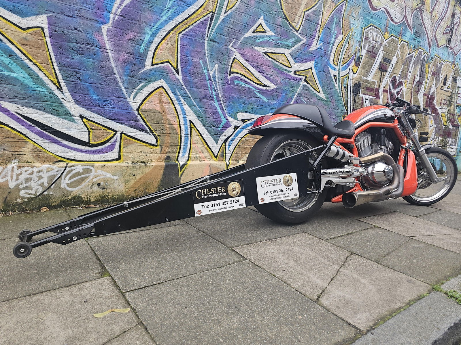 2006 Harley-Davidson (VRXSE) V-Rod Destroyer Drag Bike Frame no. HDR7RC71J6K976851 Engine no. RC...: 2006 Harley-Davidson (VRXSE) V-Rod Destroyer Drag Bike Registration no. Unregistered Frame no. HDR7RC71J6K976851 Engine no. RC76976851 • Factory purpose built Drag Race Bike based upon the H-D V