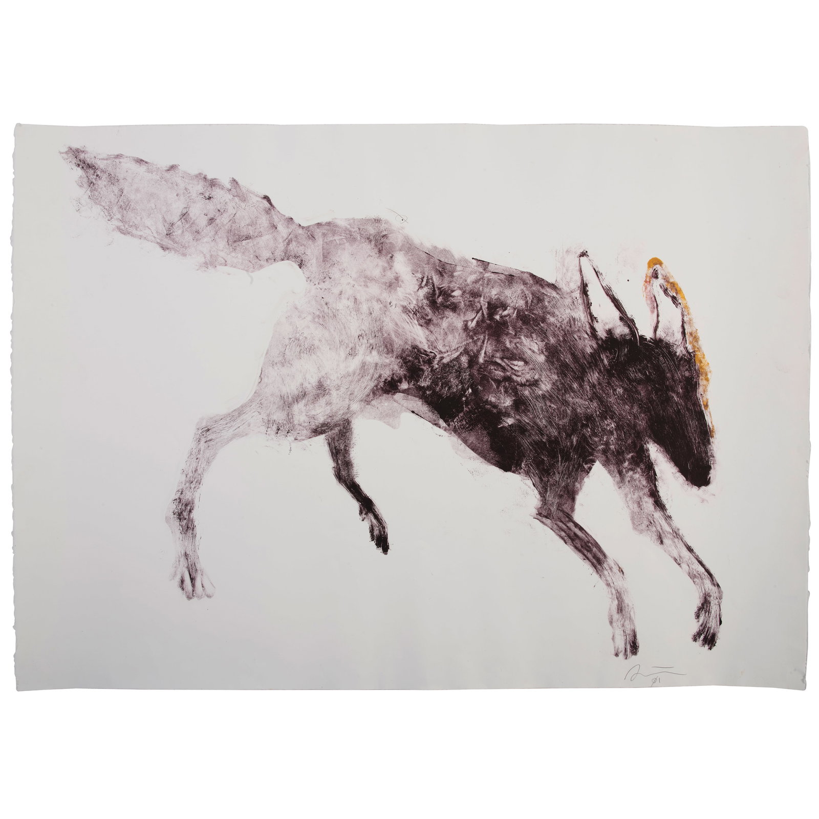 A Rick Bartow monotype, 2001 (1 of 1)