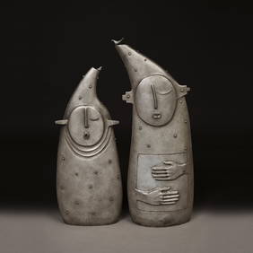A Nora Naranjo Morse bronze sculptural group, 'In My Dreams,' 2006 (1 of 6)
