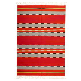 A Ramona Sakiestewa banded weaving (1 of 2)