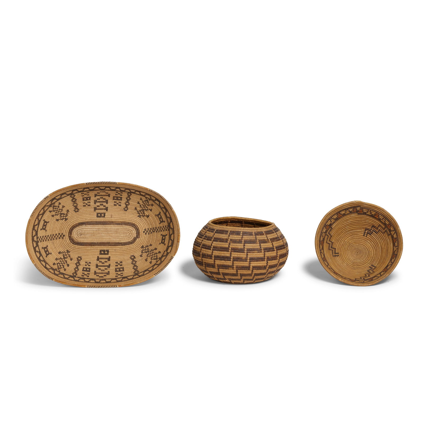 Three Chumash baskets (1 of 1)