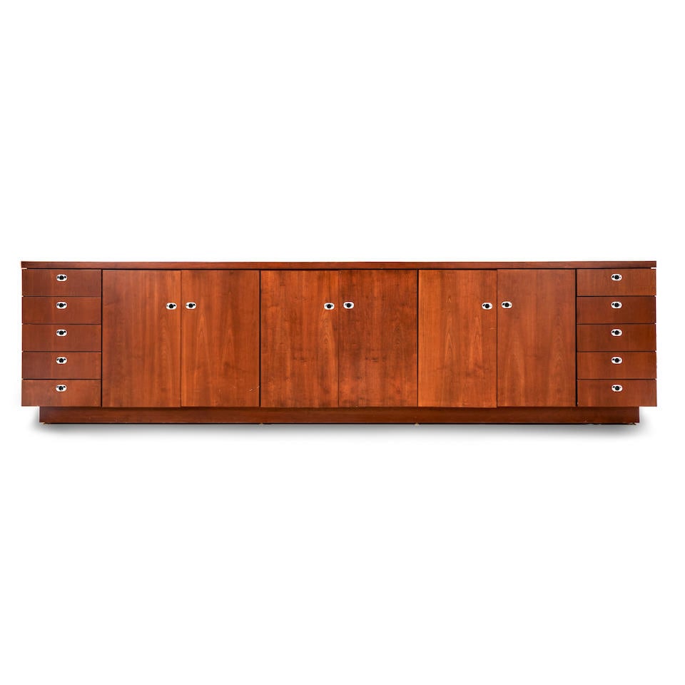 MID-CENTURY MODERN LARGE CREDENZA (1 of 5)