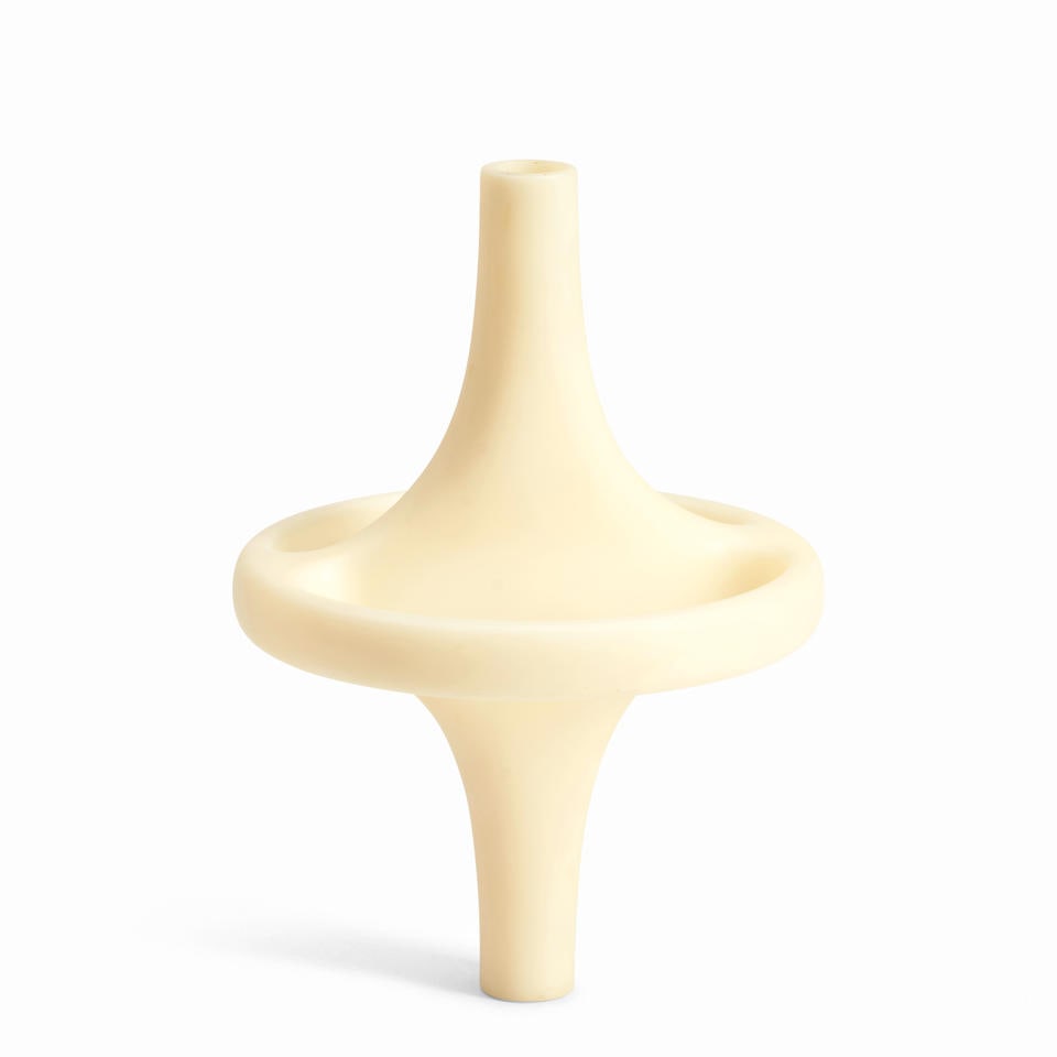 Cappellini Monofiore Vase: CAPPELLINI MONOFIORE POLYCARBONATE VASE labeled 'Cappellini Progetto Oggetto,' ht. 8 1/4, wd. 5 1/2 in. Footnotes: OVERALL CONDITION: Good, with minor stains and scratches. This condition report is pr