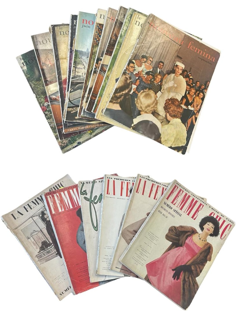 La Femme Chic et Nouveau Femina. 17 numéros entre 1950 et 1960. (1 of 1)