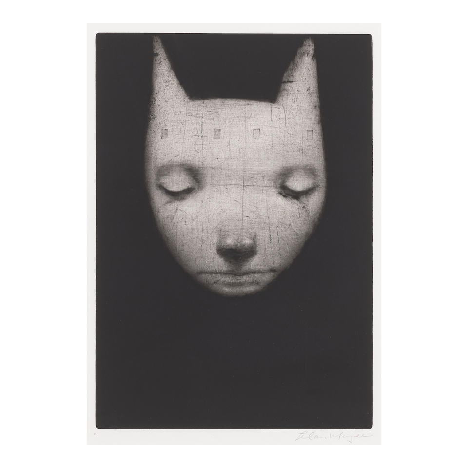 Alan Magee (born 1947); Spirit;: Alan Magee (born 1947) Spirit, 1990 Monotype on wove paper, signed in pencil, with margins, framed. 17 5/8 x 11 7/8in (44.8 x 30.2cm) sight 19 x 12 7/8in (48.3 x 32.7cm) Footnotes: Provenance Staempf