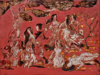 Nguyen Gia Tri (Vietnamese, 1908-1993) Sonate du pays des f&#233;es