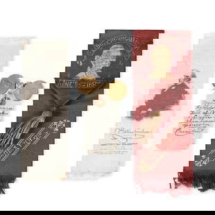 Campaign Memorabilia Related to the Hartford Wide-Awakes, Abraham Lincoln, and Governor William ...: Campaign Memorabilia Related to the Hartford Wide-Awakes, Abraham Lincoln, and Governor William A. Buckingham (1804-75) Connecticut, 1860-84 One gold-filled copper token of the Hartford Wide-Awakes st