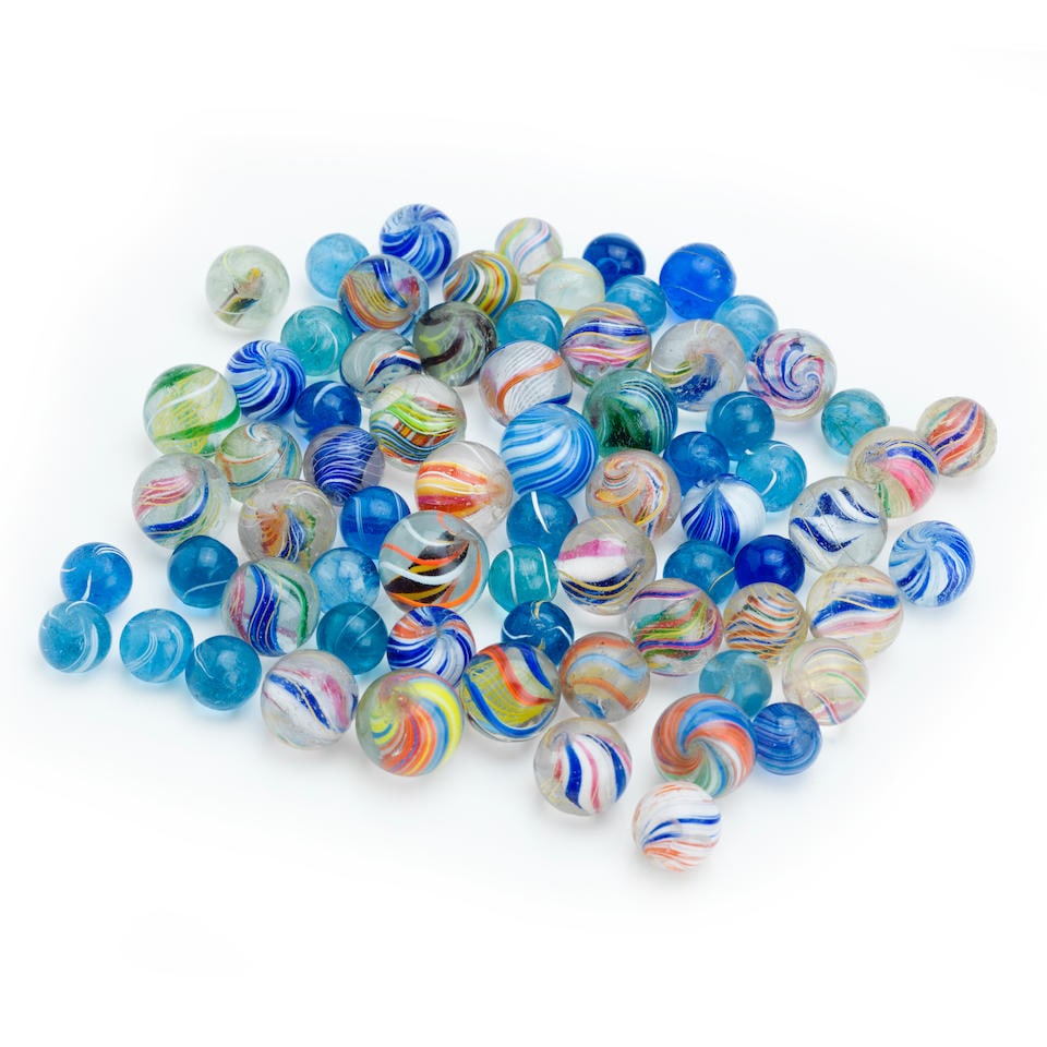 A collection of glass marbles Late 19th century (1 of 1)
