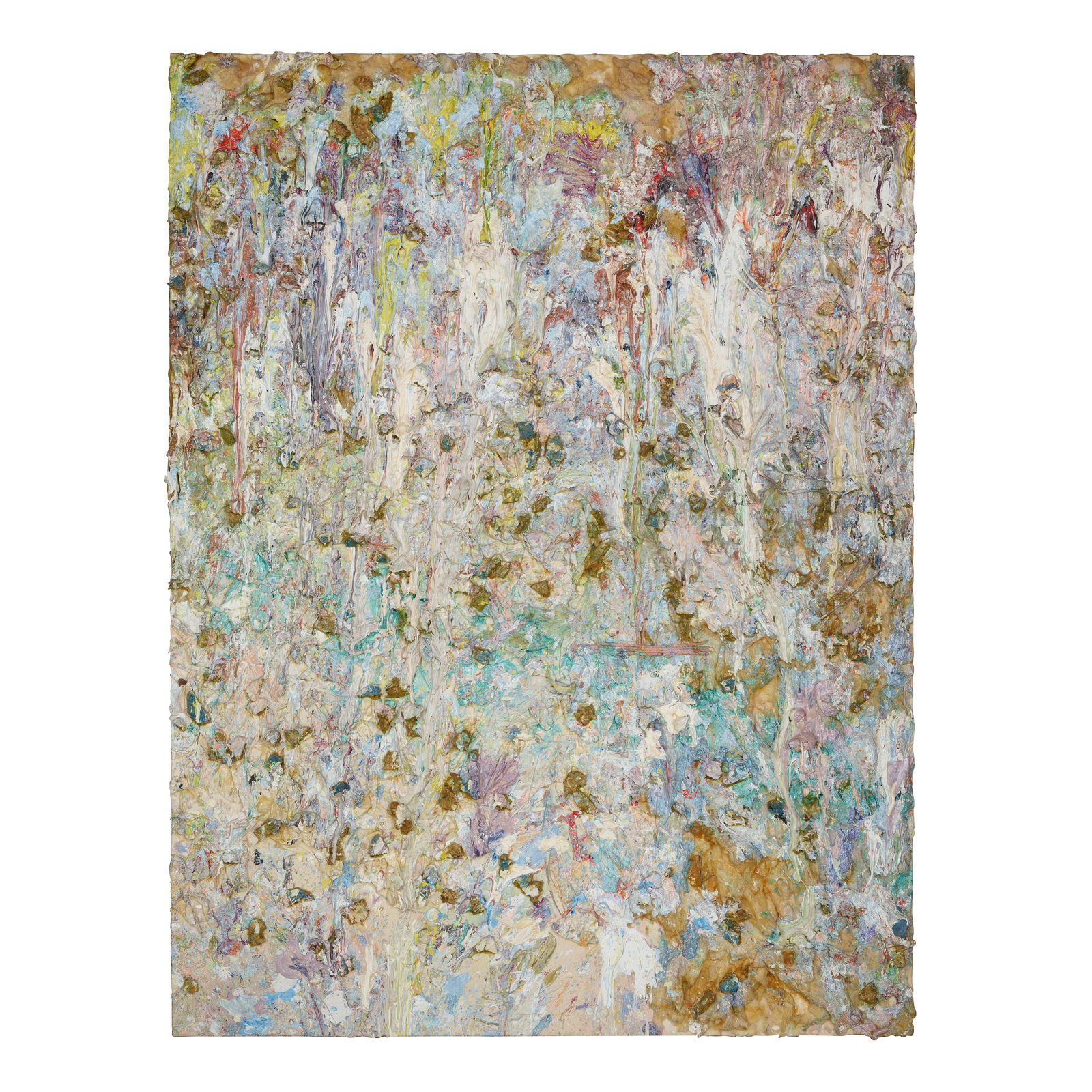 LARRY POONS (B. 1937) Hymn for Him 89 x 67 1/2 in (226 x 171.5 cm) (Executed in 1988): LARRY POONS (B. 1937) Hymn for Him signed, inscribed and dated 'L Poons Lawrence Poons 1988 Hymn for Him 88C-2' (on the reverse); inscribed 'Poons' and with the André Emmerich stamp (on the stret