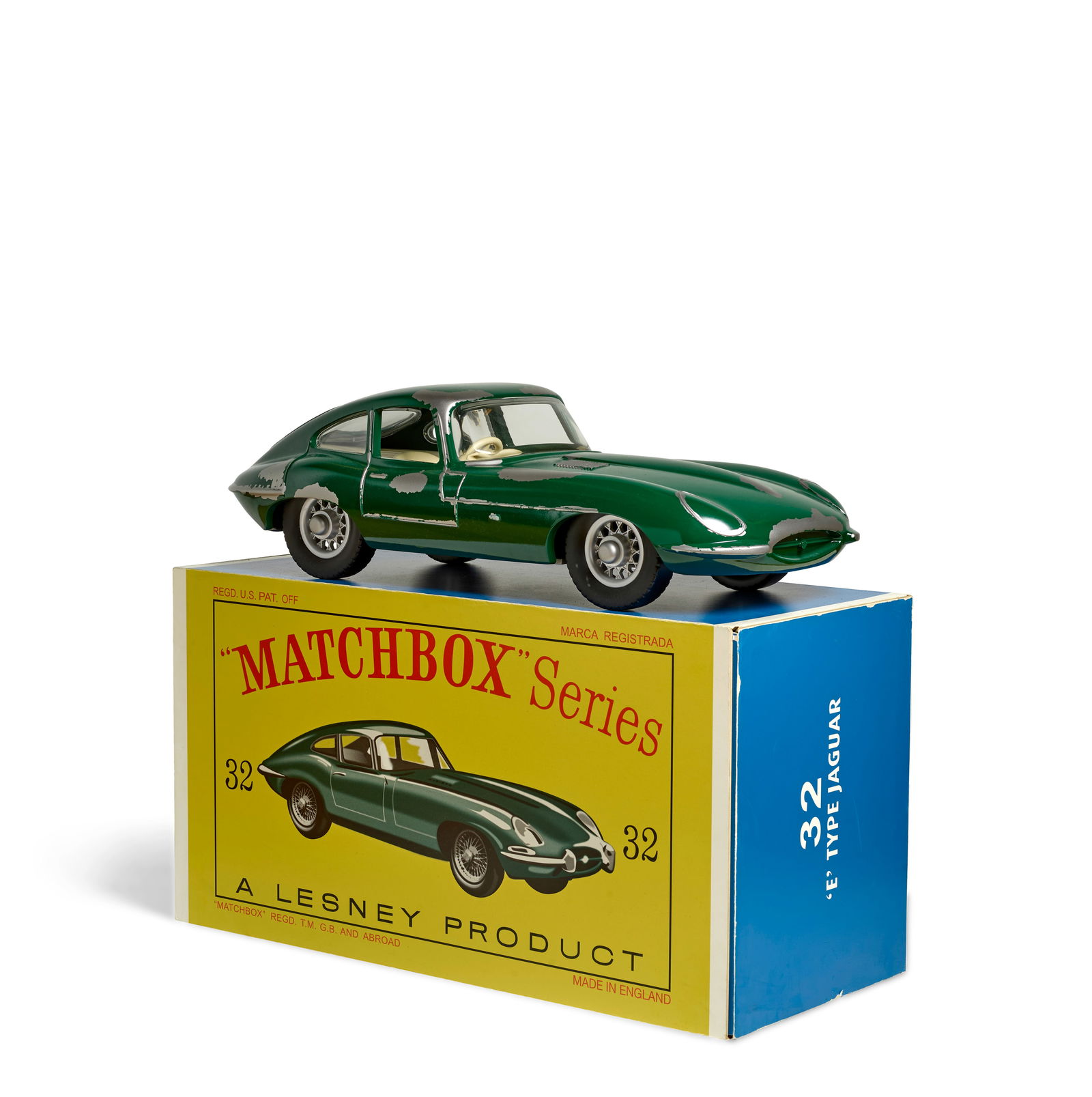 VIK MUNIZ (B. 1961) Mnemonic Vehicle (Jaguar E-Type) vehicle: 13 3/4 x 46 x 18 1/4 in (35 x 116....: VIK MUNIZ (B. 1961) Mnemonic Vehicle (Jaguar E-Type) polyurethane, plexiglass, aluminum and UV ink jet print on paper on museum board vehicle: 13 3/4 x 46 x 18 1/4 in (35 x 116.8 x 46.4 cm) box: 25 3/