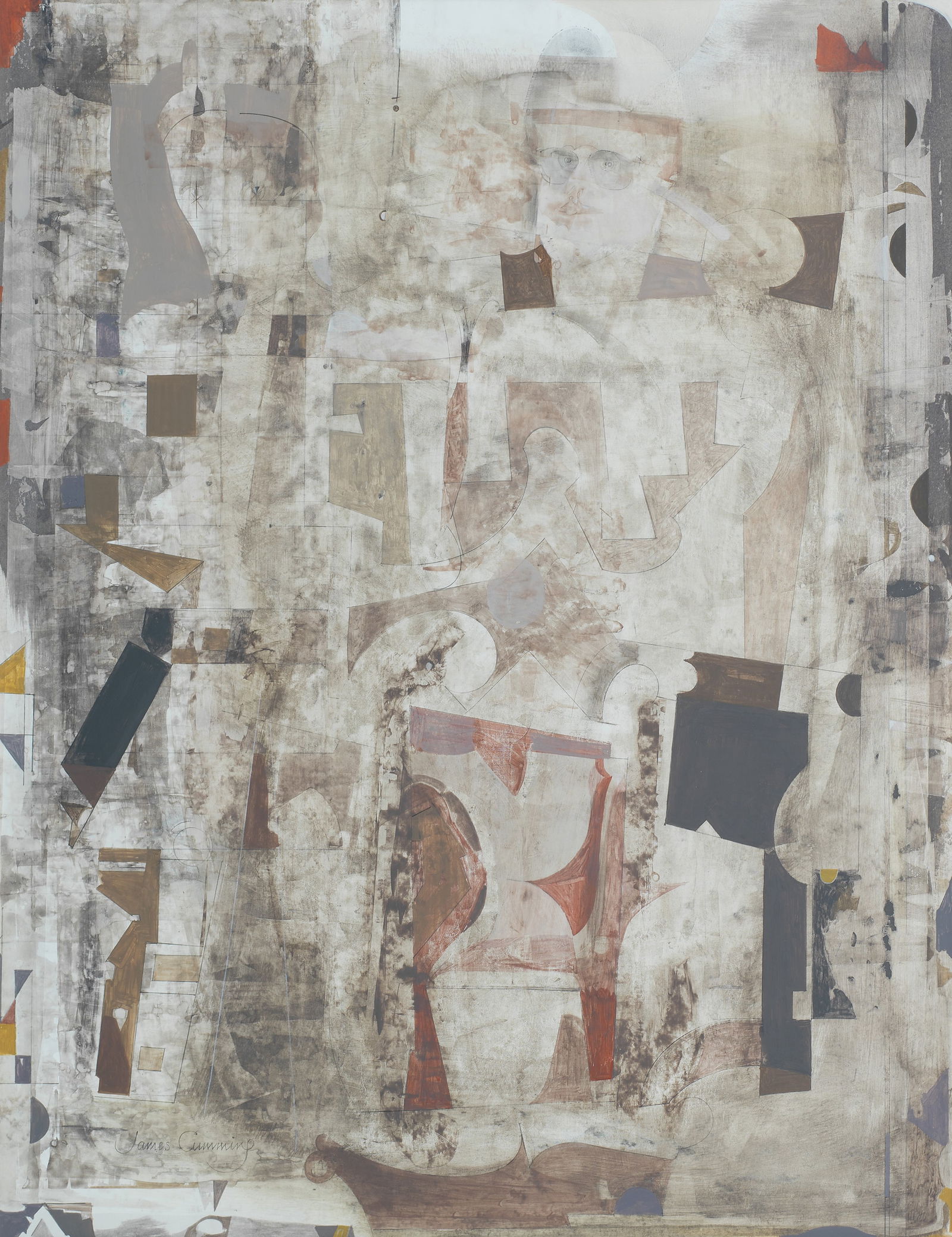 James Cumming RSA RSW (British, 1922-1991) The Auction Room (1 of 1)