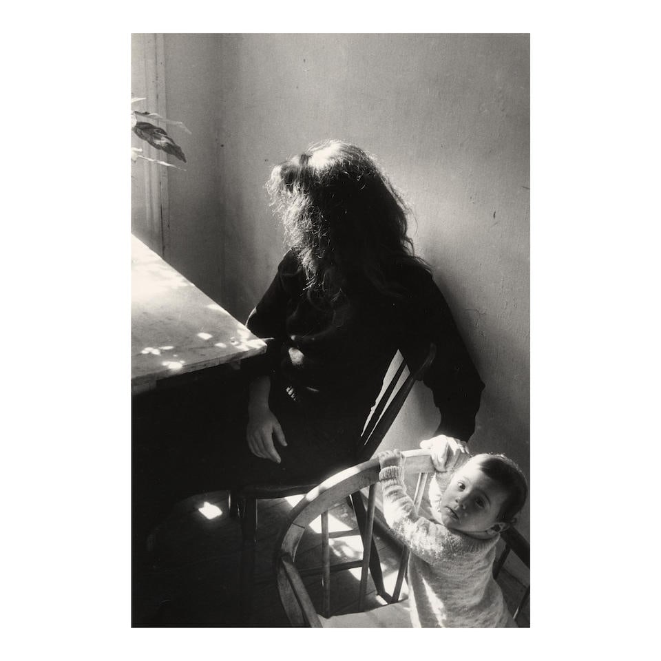 Robert Frank (1924-2019); 'Mary and Andrea';: Robert Frank (1924-2019) 'Mary and Andrea', 1955 Gelatin silver print, printed before 1980; signed, titled, and dated in ink in the margin, the photographer's archive and copyright stamps on the rever