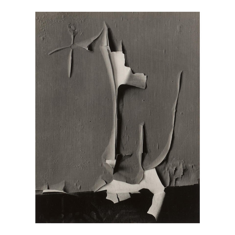 Minor White (1908-1976); Peeled Paint, Rochester; (1 of 2)