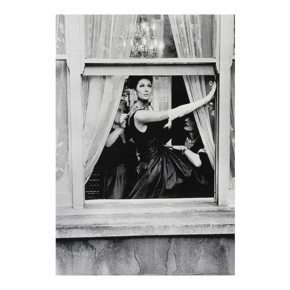 Frank Horvat (1928-2020); 'London, Simone A, for British Vogue';: Frank Horvat (1928-2020) 'London, Simone A, for British Vogue', 1961 Archival pigment print, printed 2010; signed and editioned '1/30' in ink in the margin, signed, titled, dated, and annotated in pen