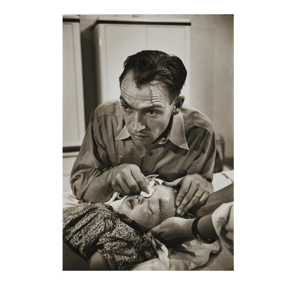 W. Eugene Smith (1918-1978); Dr. Ceriani (from 'Country Doctor');: W. Eugene Smith (1918-1978) Dr. Ceriani (from 'Country Doctor'), 1948 Gelatin silver print, printed before 1978. 11 x 7 3/8 in. (27.9 x 18.7 cm.) sheet 13 7/8 x 10 7/8 in. (35.2 x 27.6 cm.) Footnotes: