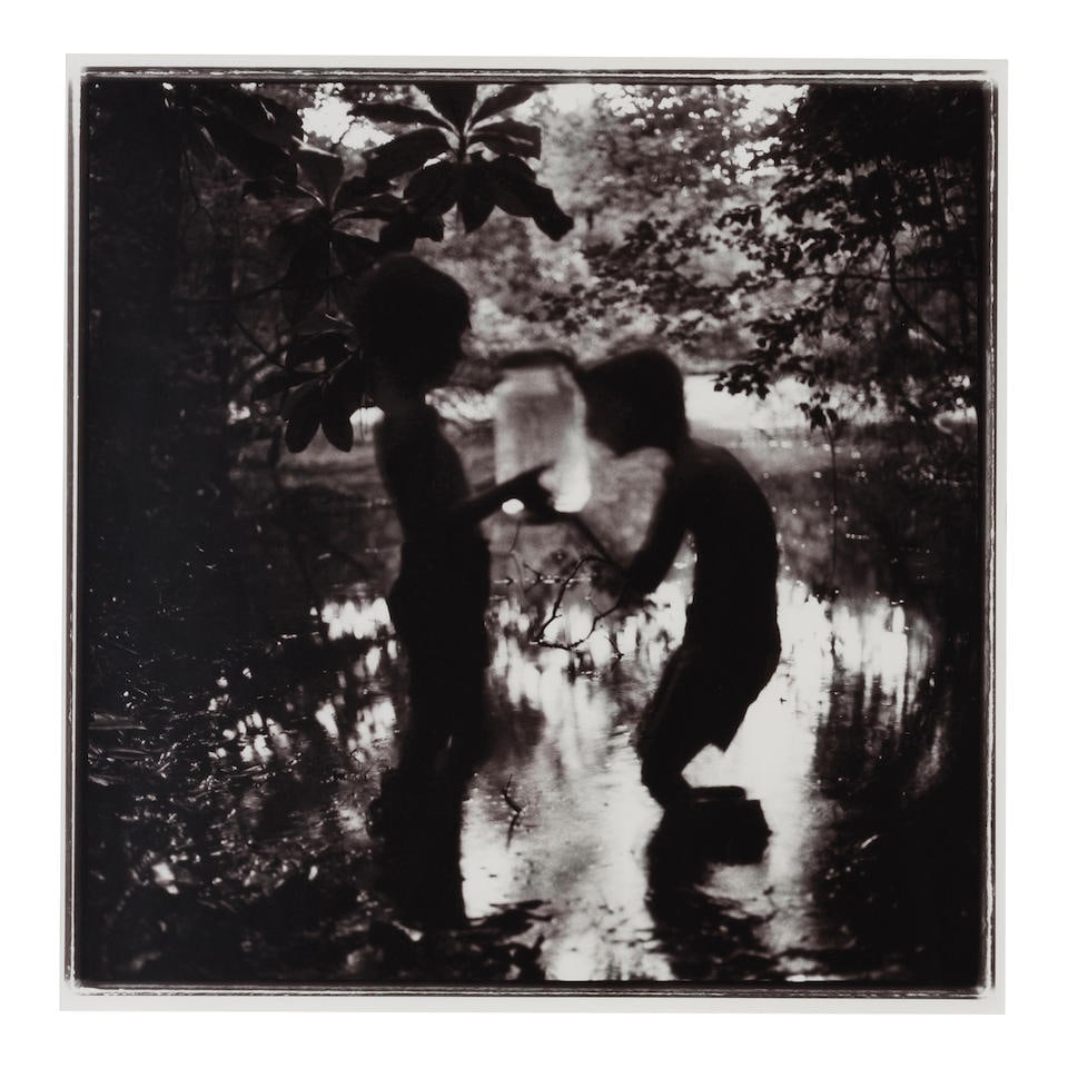 Keith Carter (born 1948); 'Fireflies';: Keith Carter (born 1948) 'Fireflies', 1992 Gelatin silver print; signed, titled, dated, and editioned '7/50' in pencil on the reverse, framed 14 3/4 x 14 3/4 in. (37.5 x 37.5 cm.) sheet 19 7/8 x 15 7/