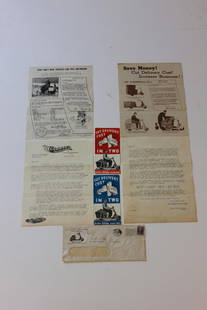 A collection of original Cushman correspondence: A collection of original Cushman correspondence A collection of correspondence between Cushman and their dealer partners circa. 1940. Lot to be sold without reserve. For further information on this