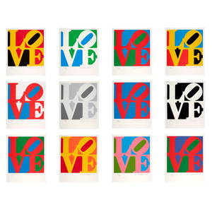 Robert Indiana (1928-2018); Book of Love (12 works);