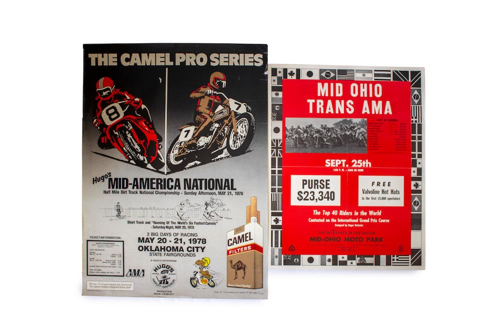 Two motorcycle event posters, (1 of 1)