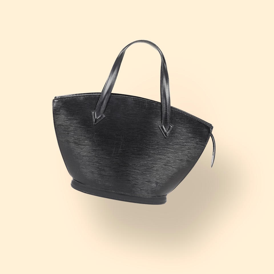 Louis Vuitton, 2012. Saint Jacques PM bag in black epi leather. Louis Vuitton, année 2012. ... (1 of 3)