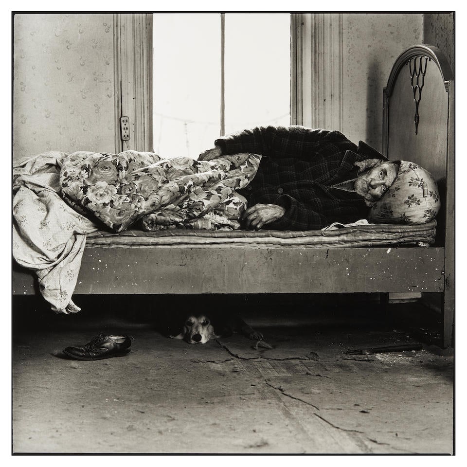 Bruce Davidson (born 1933); East 100th Street;: Bruce Davidson (born 1933) East 100th Street, 1966-68 Gelatin silver print; signed 'Bruce Davidson' in pencil on the verso; framed. 19 x 19 in. (48.3 x 48.3 cm) sheet 24 x 20 in. (60.9 x 50.8 cm) For