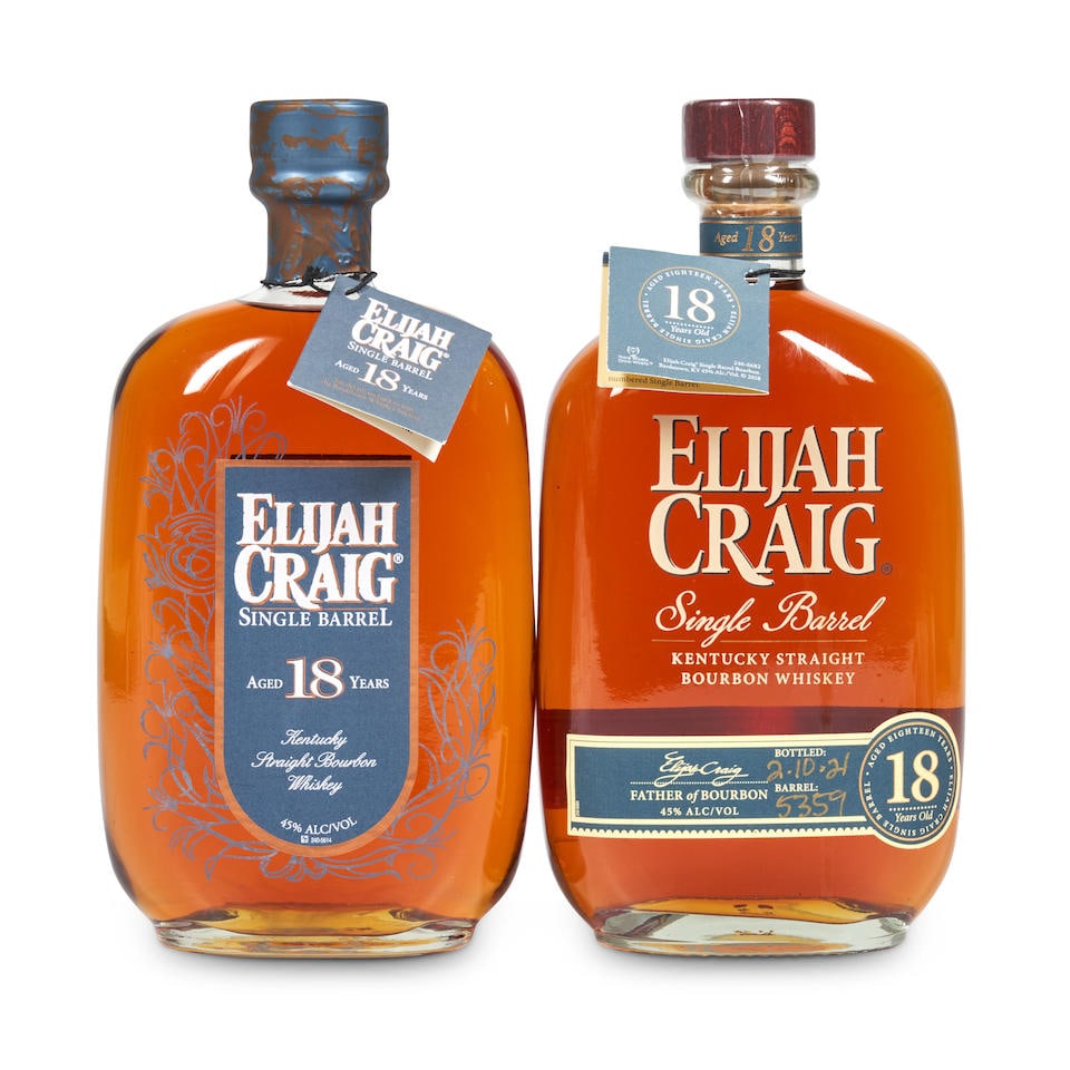 Elijah Craig 18 Years Old (2 bottles, 750ml) (1 of 1)