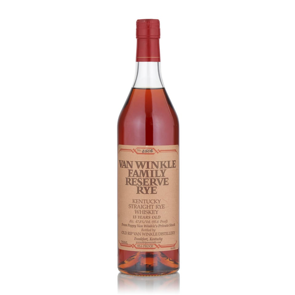 Van Winkle Family Reserve Rye 13 Years Old (1 bottle, 750ml) (1 of 1)