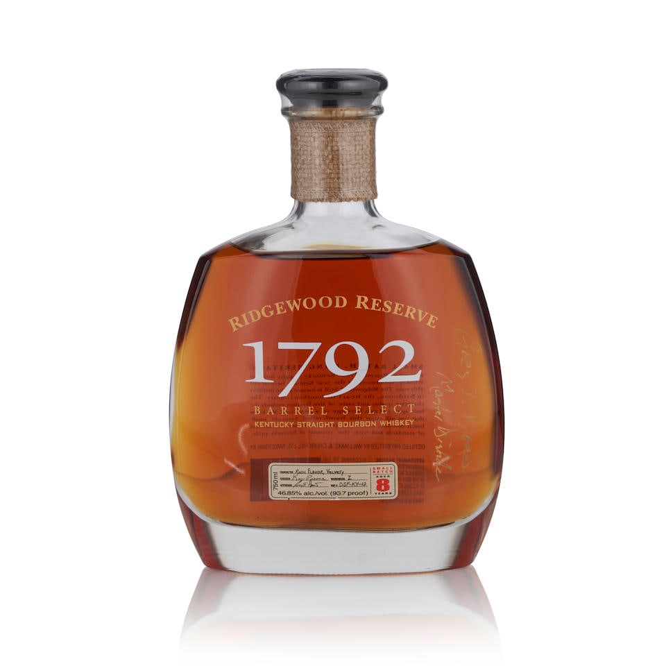 1792 Ridgewood Reserve 8 Years Old (1 bottle, 750ml) (1 of 1)