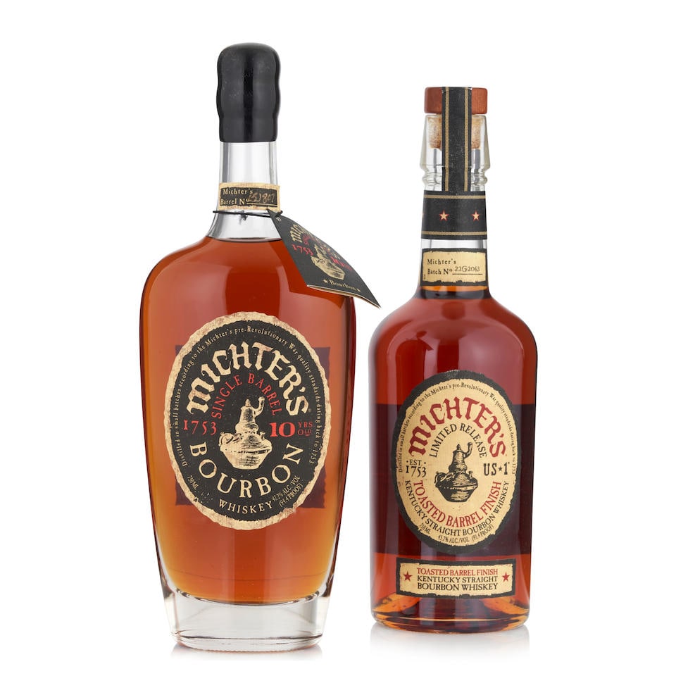 Michter's Bourbon 10 Years Old (1 bottle, 750ml)Michter's Toasted Barrel Bourbon (1 bottle, 750ml) (1 of 1)