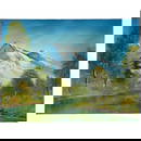 Bob Ross (1942-1995) Lake Below Snow-Covered Mountains and Clear Sky 18 x 24 in. (45.7 x 61 cm.)...