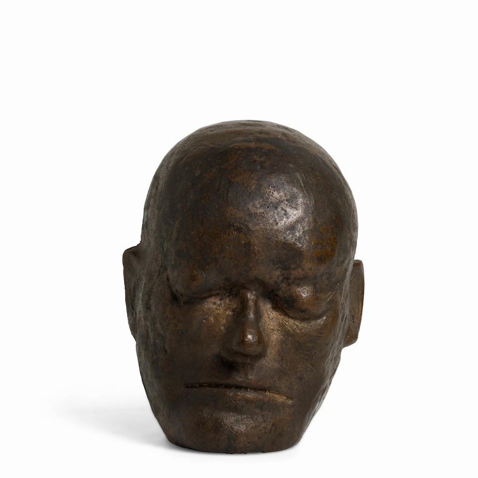 Leonard Baskin (1922-2000) William Blake 7 in. (17.8 cm.) high (Modeled in 1955; Cast circa 1955.) (1 of 3)