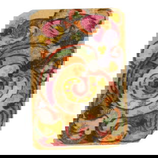 Minnie Evans (1892-1987) Untitled 8 1/8 x 5 1/2 in. (20.6 x 14 cm.) (Executed in 1947.): Minnie Evans (1892-1987) Untitled dated and signed '47 / Minnie Evans' (lower right) crayon and graphite on paper 8 1/8 x 5 1/2 in. (20.6 x 14 cm.) Executed in 1947. Footnotes: Provenance Luise Ross G