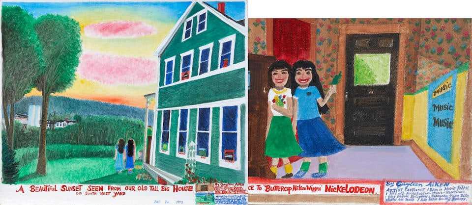 GAYLEEN AIKEN (American, 1934-2005) Two Oils on Canvasboard (1 of 6)