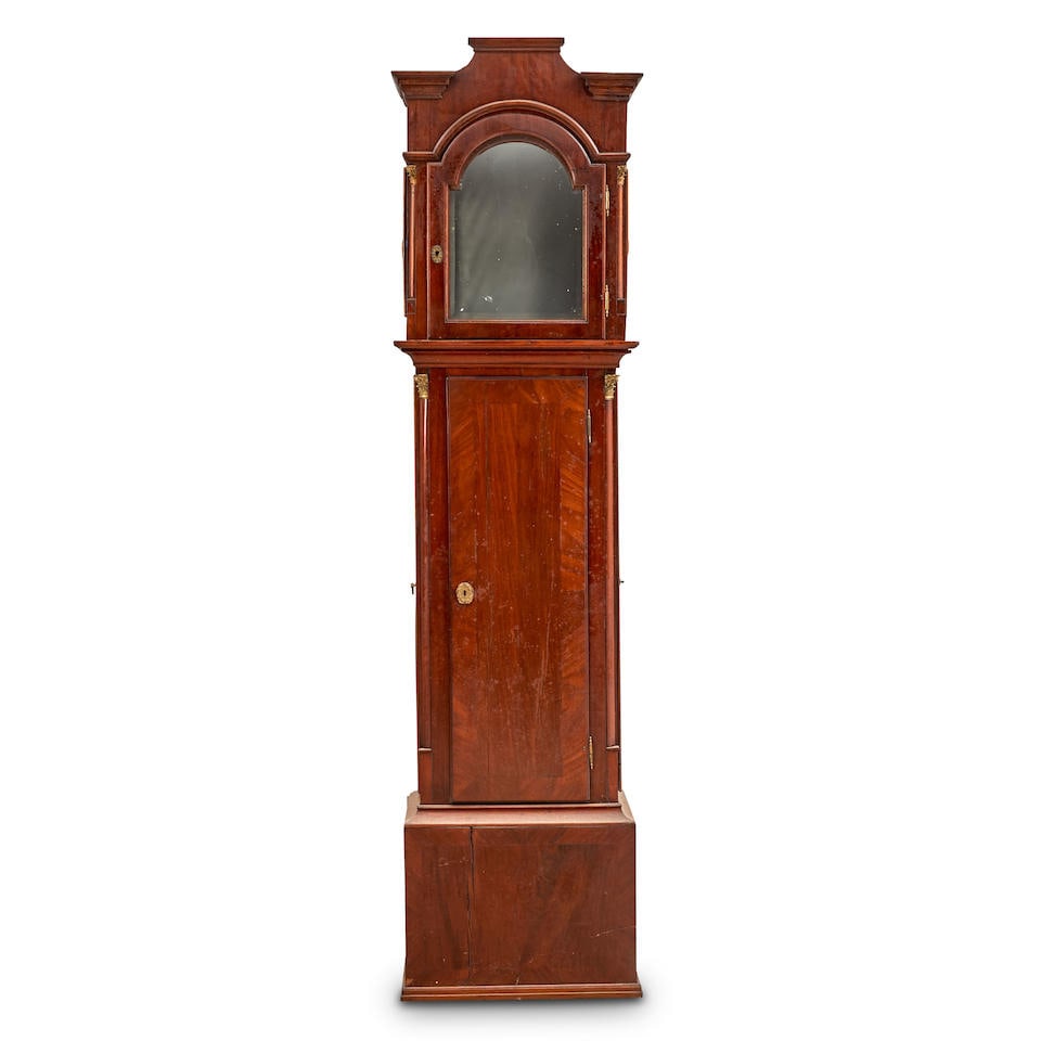 DUTCH MAHOGANY MUSICAL TALL CASE CLOCK (1 of 4)