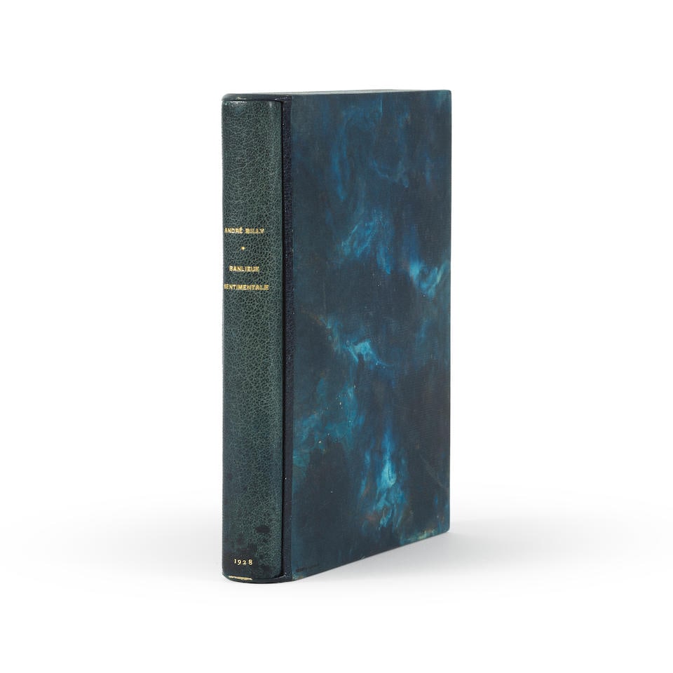 André Billy, Banlieue Sentimentale, 1928.: André Billy, Banlieue Sentimentale, 1928. In 8.EO Illustré par Hermine David,avec envoi de l'auteur au docteur Michel Fouquet Exemplaire sur Japon impérial, numéro 17, avec suite