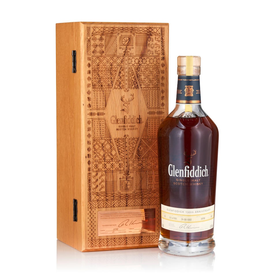 GLENFIDDICH 130TH ANNIVERSARY 25 YEARS OLD (1 BOTTLE, 700ML) (1 of 1)