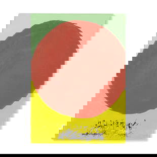 ETEL ADNAN (1925-2021) Planète 4 2019: ETEL ADNAN (1925-2021) Planète 4 2019 signé et daté 19 au revers huile sur toile signed and dated 19 on the reverse oil on canvas 33 x 24 cm. 13 x 9 1/2 in.