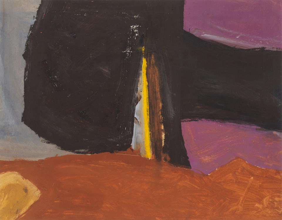 Trevor Bell (British, 1930-2017) Head 40.5 x 52.8 cm. (15 15/16 x 20 13/16 in.) (1 of 4)