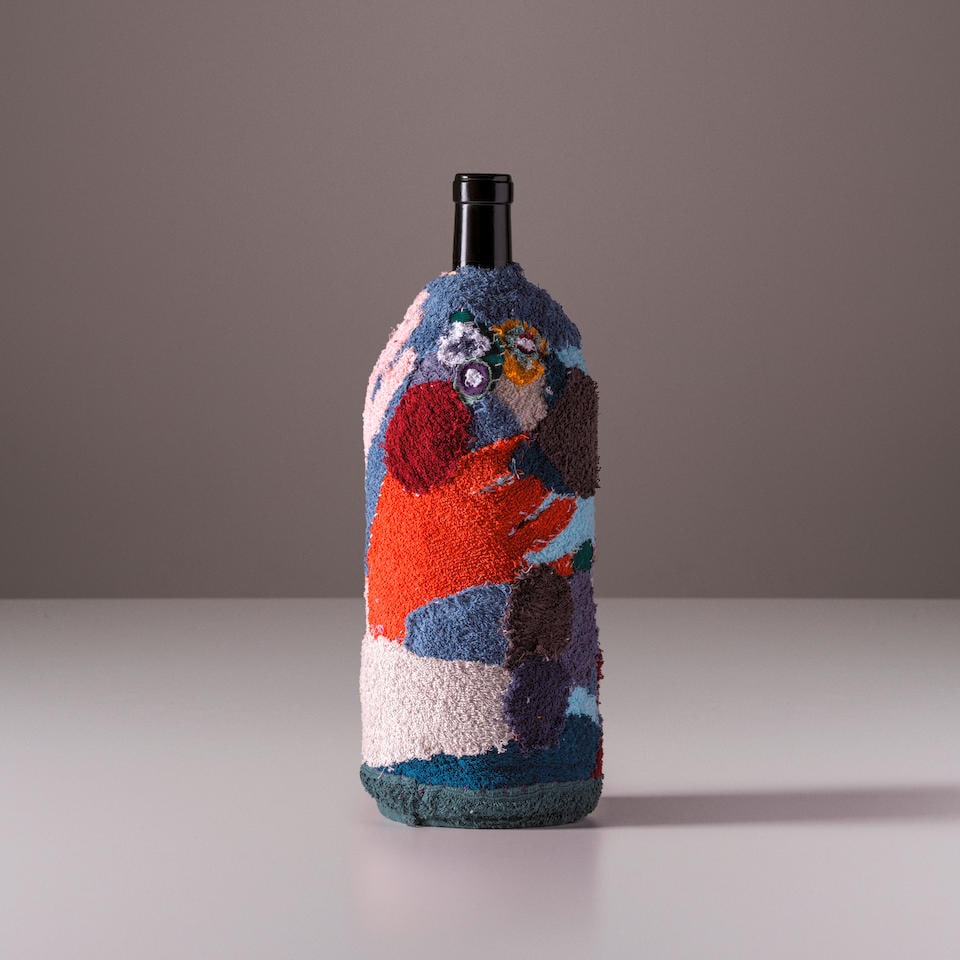 Ornellaia 'La Determinazione' signed by Pascale Marthine Tayou, 2022 (1x 6 liter): Ornellaia 'La Determinazione' signed by Pascale Marthine Tayou, 2022 (1x 6 liter) Region: Tuscany Label: bottle 1 of 10 Footnotes: This Imperial of Ornellaia 2022 'La Determinazione' Vendemmia d'Artis