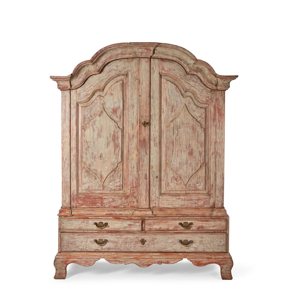 Continental Provincial Polychrome Linen Press, (1 of 3)