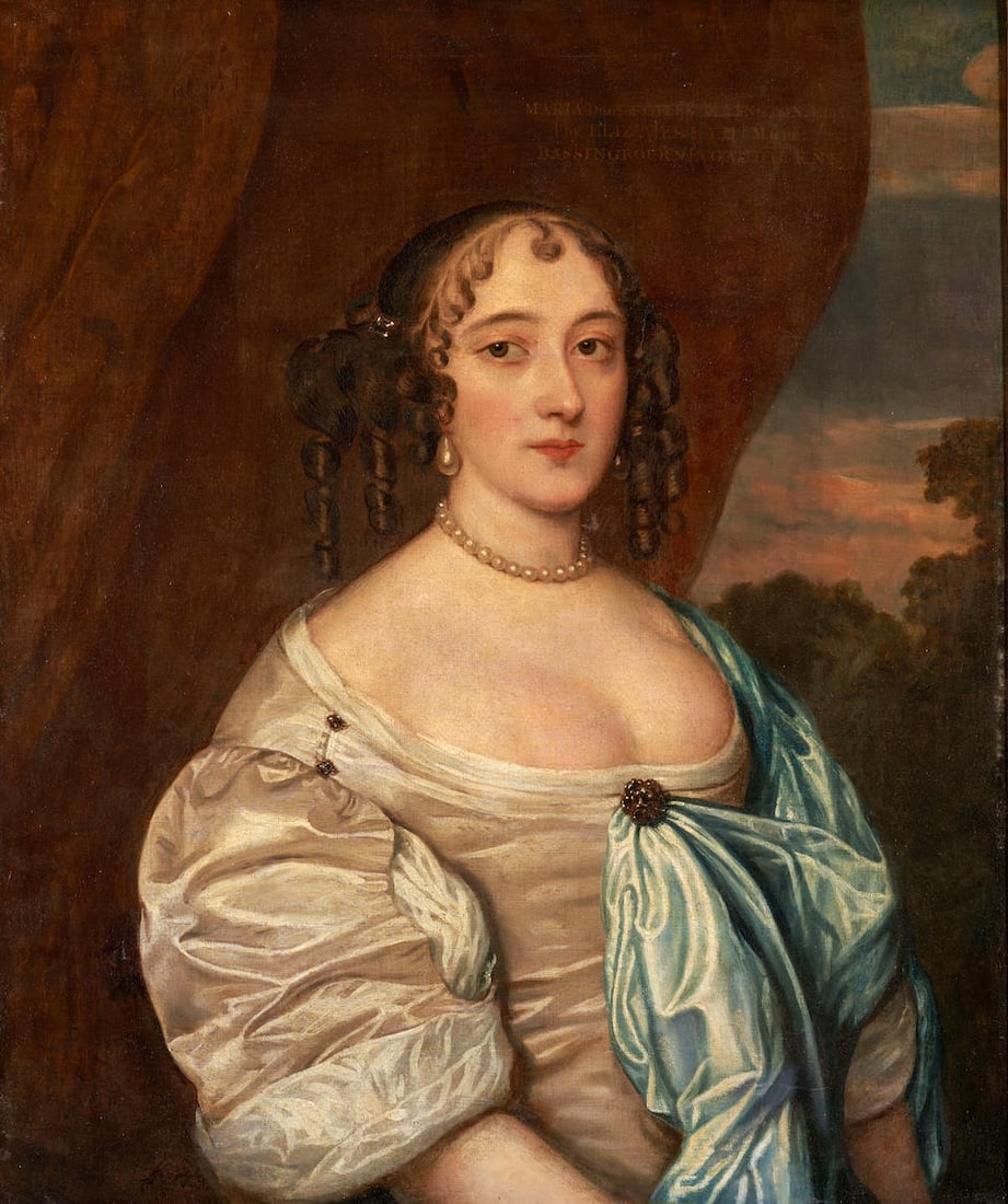 Circle of John Michael Wright (British, 1617-1694) Portrait of Lady Maria Bassingbourne Gaudy (f... (1 of 4)