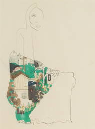 Joni Mitchell (Canadian, born 1943): The original artwork used for the album cover for Ladies of...