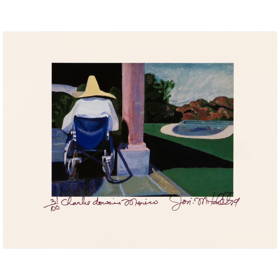 Joni Mitchell (Canadian, born 1943): Charlie Down In Mexico, 1979, (1 of 1)