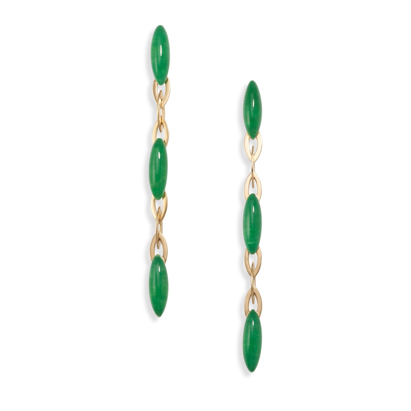 VHERNIER: A PAIR OF GEM-SET 'FUSEAU' EARRINGS, ITALY (1 of 2)