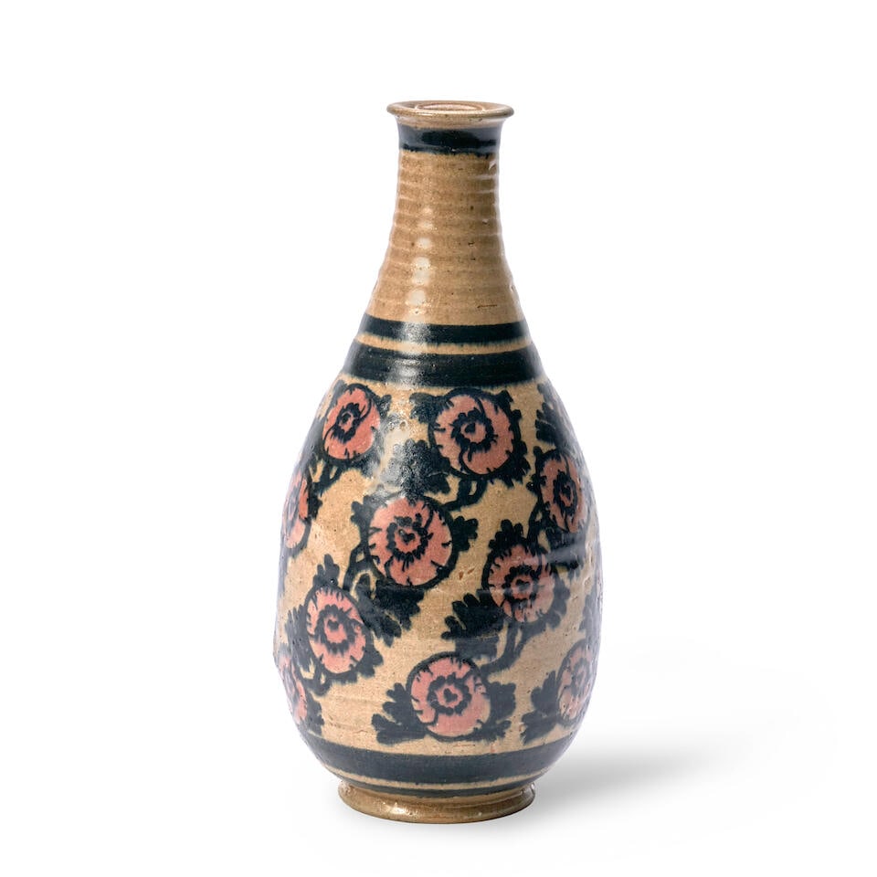 ÉMILE LENOBLE (1875-1939) VASE France, c. 1920, glazed stoneware, impressed artist's stamp ...: ÉMILE LENOBLE (1875-1939) VASE France, c. 1920, glazed stoneware, impressed artist's stamp and marked '16,' ht. 12 in. Footnotes: Property from the Collection of Susan and Peter Hut For further i