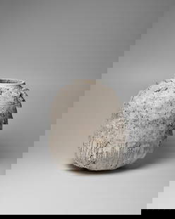 ADAM SILVERMAN (BORN 1963) 'Untitled' Vase2016stoneware, monogrammed 'AS' and dated '2016'height...: ADAM SILVERMAN (BORN 1963) 'Untitled' Vase 2016 stoneware, monogrammed 'AS' and dated '2016' height 20 1/2in (52cm); width 16in (40.6cm); depth 16in (40.6cm) Footnotes: Provenance Friedman Benda, New