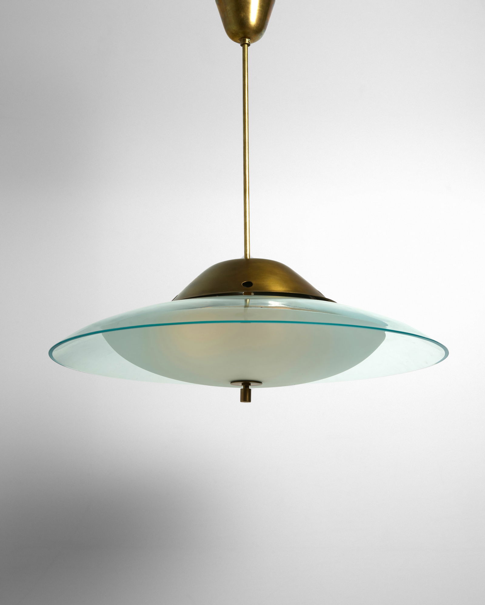 PIETRO CHIESA (1892-1948) Ceiling Lightcirca 1940model no. 1239, for Fontane Arte, frosted and c... (1 of 6)