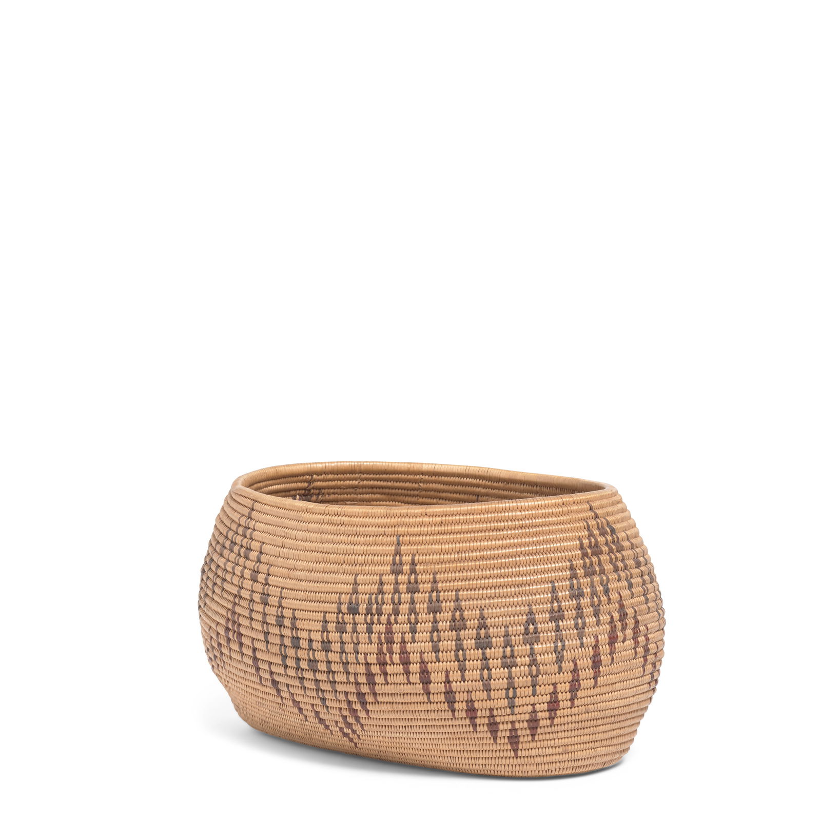 A Lame Minnie polychrome oblong basket (1 of 1)