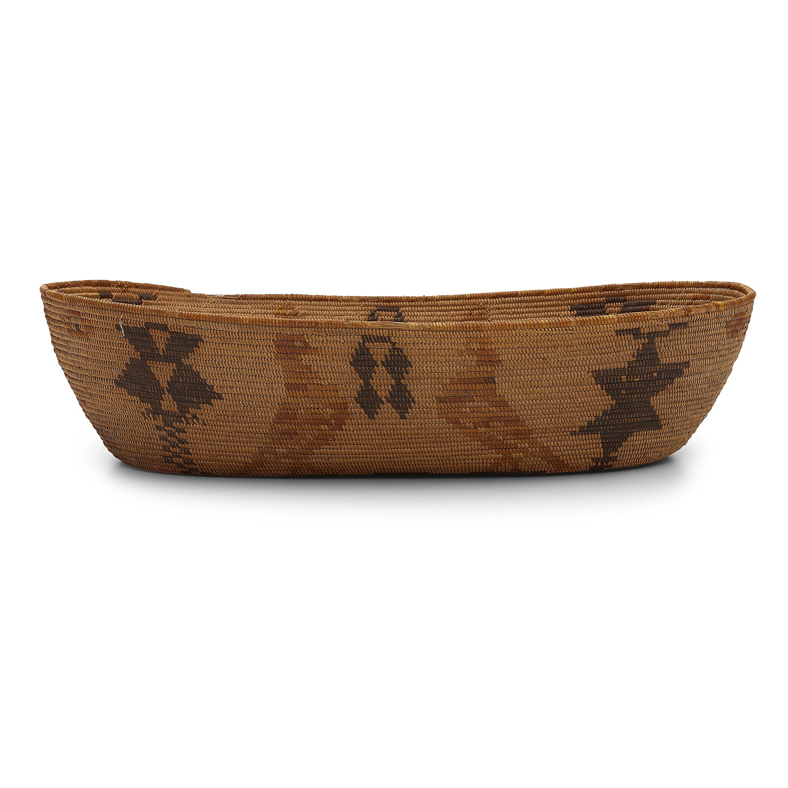 A Mission polychrome pictorial basket (1 of 1)